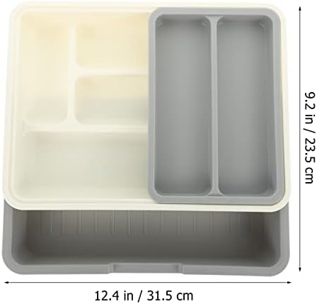 Utensílios portáteis de organizador de talheres de cabilock 1 conjunto de caixas de armazenamento de mesa doméstica Caixa de talheres