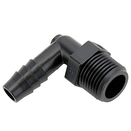 Parker Hannifin 329HB-10-8PP-PK20 PAR-BARB MASCO DECOLIDADE MASCO, ângulo de 90 graus, MACH MACHA DE 5/8 HOSE BARB