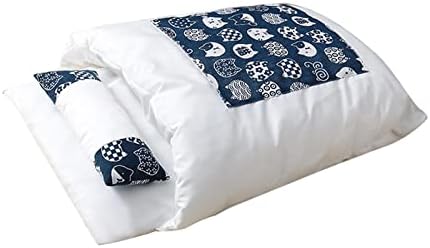 Ｋｌｋｃｍｓ CACO DE CAT PLUSH WINTER QUENTE com travesseiro Hideaway Nest Pets Supplies semi -fechados Sacos de dormir decorativos para
