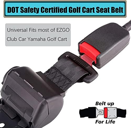 10L0L Universal Reputável Carrinho de golfe Cintos de segurança e kit de suporte para 4 passageiros ezgo txt club de carro yamaha kit