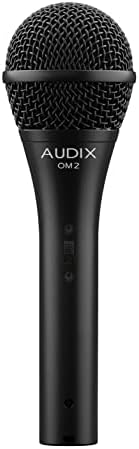 Audix OM2S Microfone vocal dinâmico profissional para todos os fins com interruptor