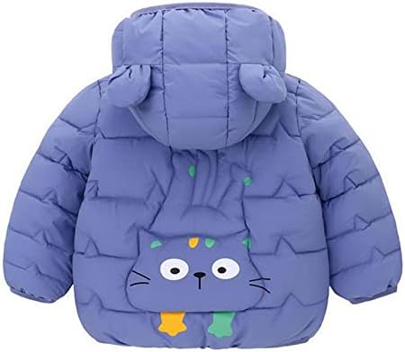 Coats de inverno crianças criança bebê meninos garotas jaqueta acolchoada desenho animado urso capuz de urso quente