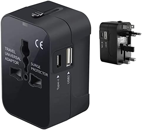 Viagem USB Plus International Power Adapter Compatível com o Samsung Galaxy Fresh Duos for Worldwide Power para 3 dispositivos