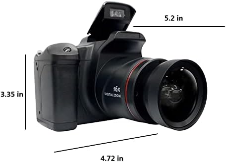 Câmera digital, câmera digital FHD para crianças câmera de vídeo com tela LCD 16x Digital Zoom Recarregável Câmera Presentes para