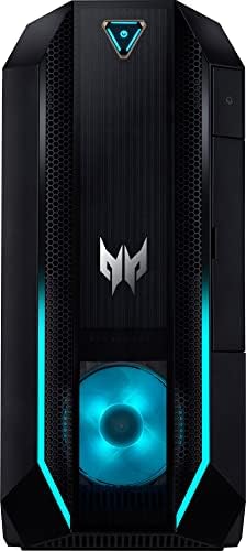 Acer Predator PO3-630 Gaming Desktop PC, GeForce RTX 3070, WiFi, Bluetooth, Win 11 Pro) com MS 365 Pessoal, DockzTorm Hub