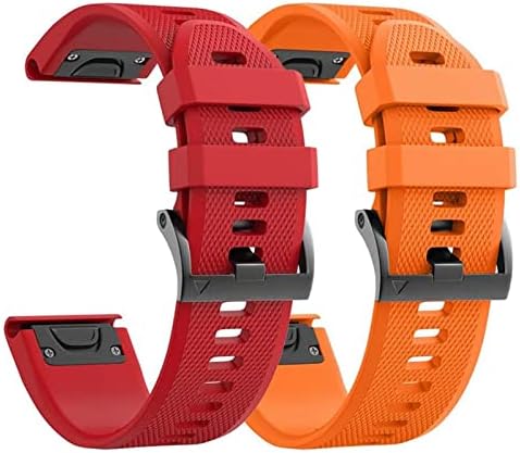 Otgkf 26 mm Silicone Retwork Retwork Band Strap for Garmin Fenix ​​7 7x 6x 5x 3 3hr Watch EasyFit Wrist Band Strap