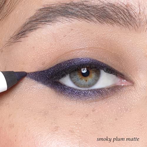 Julep Quando lápis Met Gel Shefnectenable MultiUsuy Longwear Eyeliner Lápis - Plum Smoky - Prova de transferência -