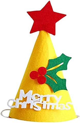 NPKGVia Dress Christmas Hat Diy Up Children Up Decoration Dress Up Suprimentos para adultos Vestido de Natal Festa