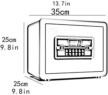 YGQZM grande cofre eletrônico digital, bloqueio de imitação de segurança para joalheria e segurança
