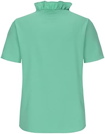 Mulheres casuais camisetas de manga curta longa camisetas colarinho v pescoço spandex peplum planil ou outono verão t camisetas