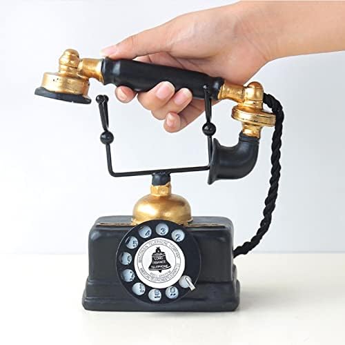 Creative Retro Decorativo Modelo de Telefone Decoração de parede, decoração de telefone vintage Artista de estátua Artista