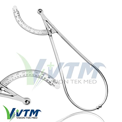 Vision Tek Med O.R. Grau de 20 polegadas Martin Armamento Pinça de Pinça Cirúrgica OB Stainless Leituras Precisa Instrumentos