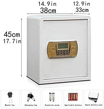 Eyhlkm grande cofre eletrônico digital, bloqueio de imitação de segurança para joalheria e segurança