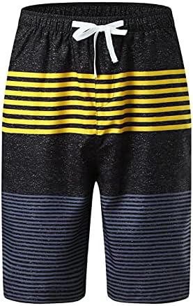 Roupas bonitas shorts de ioga verão listrado listrado solto short rápido calça praia