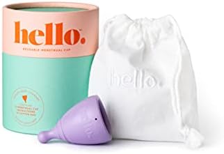 O Hello Cup, pequeno copo menstrual extra, BPA livre, reutilizável, hipoalergênico, reciclável, de grau médico, sem silicone,