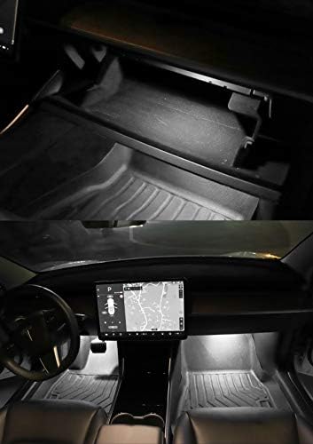 Luckeasy Car Car Light para Tesla Modelo 3 Modelo S. Interior Interior Iluminação Modificação de Interior Acessórios Automênicos