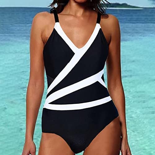 Hot6sl Womens Tankini Suits Bathing, feminino de trajes de banho de barra