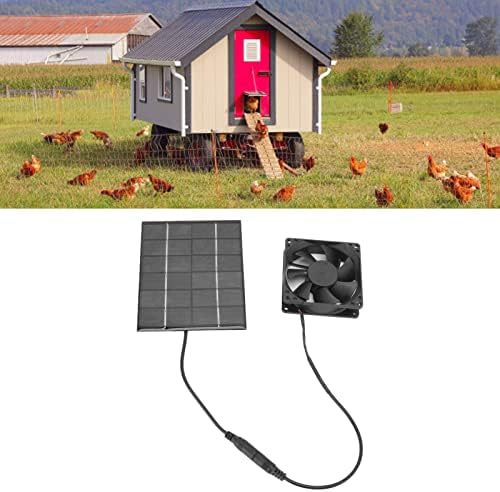 Ventilador do painel solar, Policristalino Silicon Painel Solar Painel de exaustão Ferramenta de resfriamento para Greenhouse
