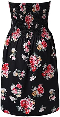 Vestido de domingo de Miashui para mulheres Moda de verão fora do ombro sem mangas vestidos de top soild vestidos para halter