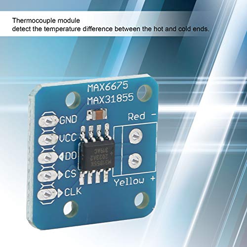 Módulo de termopar do tipo max31855 K Sensor de temperatura preciso - 200 ℃ a +1350 ℃ Medição
