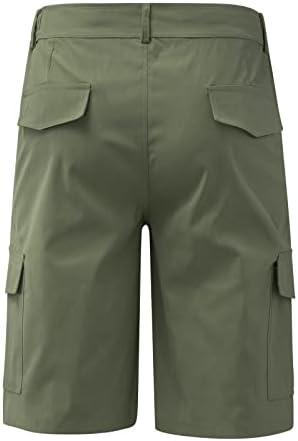 UBST Mens Cargo Chino Shorts Frente plana Frente ao ar livre Caminhadas casuais perna reta novo verão shorts elásticos