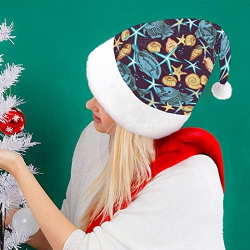 Hat de chapéu de Natal subaquático personalizado chapéu de santa engraçado decorações de natal