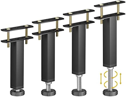 WLRRCWDTTC A altura ajustável Bastor de quadro Centro Suporte Pernas 10-12,8 polegadas, canteiro de metal para a