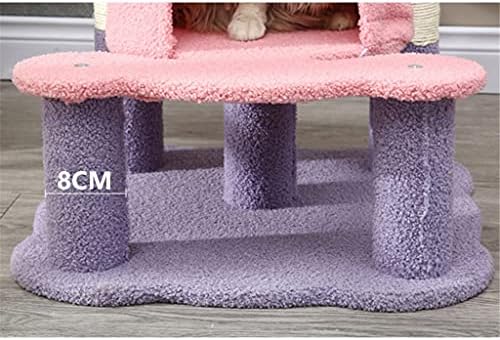 Scdcww Tree Scratcher Tower Tower Furniture Scratch Post Screts Screting Toy Play House Cats Beds Sleeping Cats House Salbing