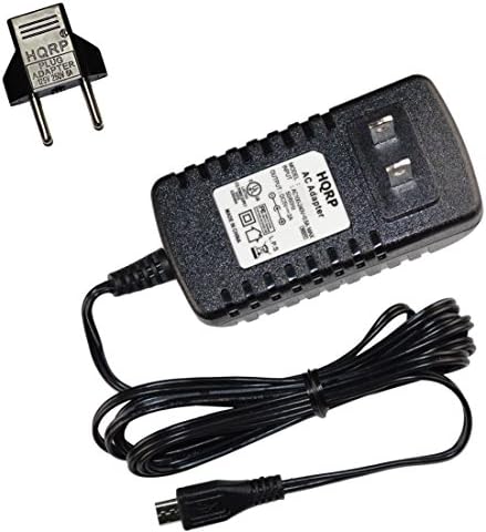 Carregador de adaptador AC HQRP Compatível com Eton NSP101WXGR SCORPION LL Adaptador portátil portátil portátil portátil Adaptador