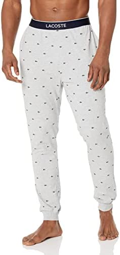 Lacoste masculino por toda a calça de pijama impressão croc