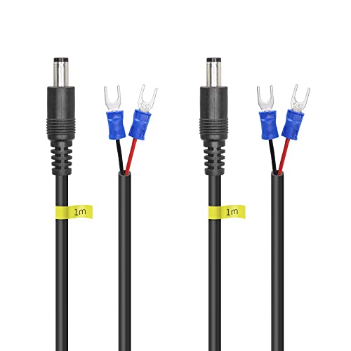 Cabo de pigtail Power DC com Yacsejao 2Pack em forma de U