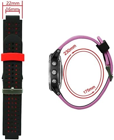 Hwgo Watch Band Silicone Substaction WatchStap para Garmin Forerunner 235 220 230 620 630 735xt pulseira de pulseira esportiva