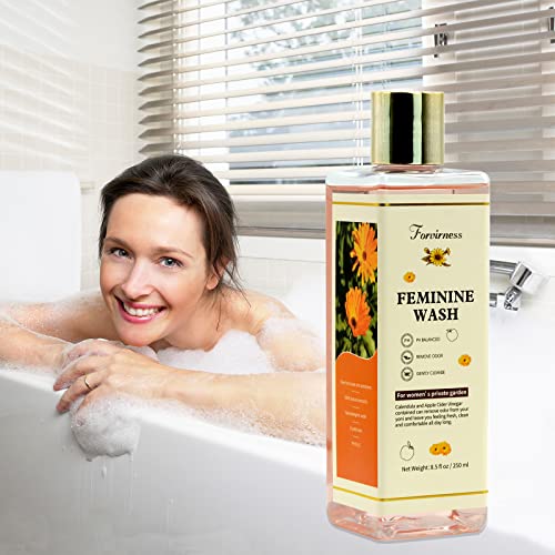 Lavagem feminina natural para a pele sensível, lavagem vaginal Remover odor, equilíbrio limpo e pH para mulheres, o