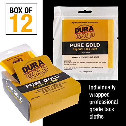 DURA -GOLD Premium 5 Discos de lixamento dourado - 320 Grit & Dura -Gold - panos de peças superiores de ouro puro - panos - trapos