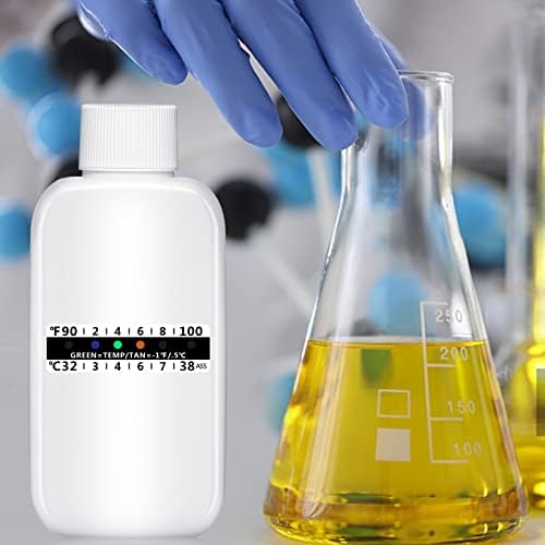 5 PCS Kit completo de teste de urina, 3,38 onças/100 ml de garrafas vazias com 15 papéis de teste, 2 gaze rolo de bandagem, garrafa