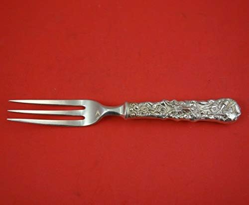 Hizen de Gorham Sterling Silver Game Fork HH como talheres antigos de 7