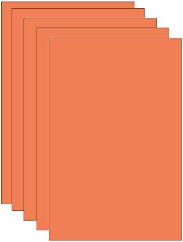 Spectra Deluxe Hemorando o lenço de arte, laranja, 20 x 30, 24 folhas por pacote, 5 pacotes