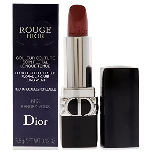 Christian Dior Rouge Dior Couture Lipstick Satin - 683 Mulheres de batom de renda -vous 0,12 oz