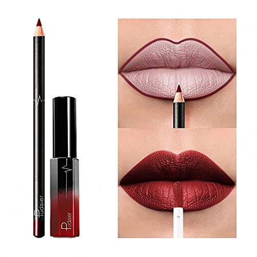 Lipstick Lip Lip Lipstick Sexy Hidratante Longa Matte para Senhoras Maquiagem de Beleza