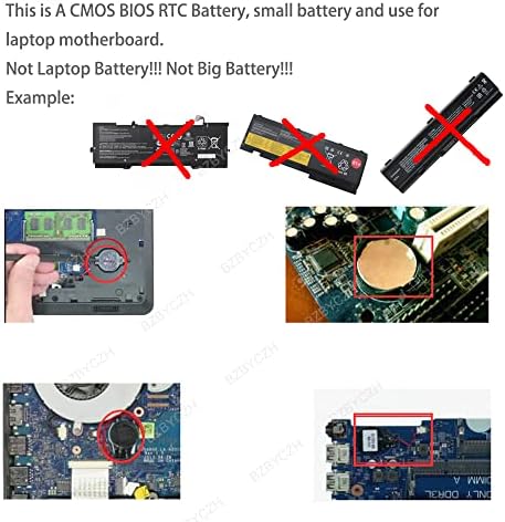 BZBYCZH CMOS RTC Bateria compatível com Samsung X05 CMOS BIOS RTC Bateria