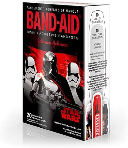 Band-Aid Star Wars varredades variadas bandagens, 20 contagem