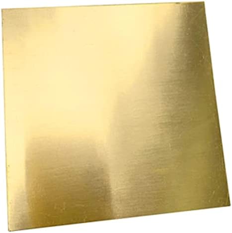 Folha de cobre de placa de latão Zhengyyuu, folha de cobre 200mmx300mm cobre metal de metal de metal de metal adequado