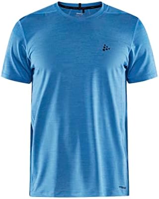 Craft Sportswear Men's Adv Charge Melange SS Tee | Camiseta atlética de manga curta para corrida, academia, exercícios