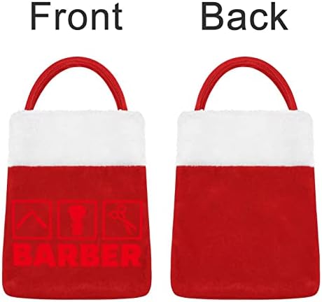 Bolsas de Natal para ferramentas de barbeiro Bolsa de armazenamento fofa bolso para presente de doces Tree pendurada decorativa