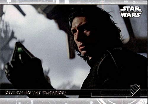 2020 Topps Star Wars The Rise of Skywalker Série 253 Destruindo o Wayfinder Kylo Ren Card