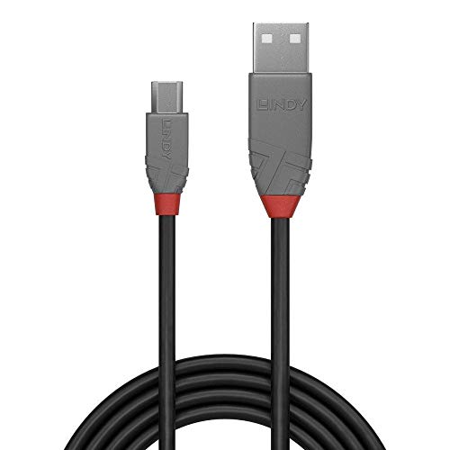 LINDY USB 2.0 TIPO A/TIPO B CAGO, ANTALINA, BLACK, 0,2M