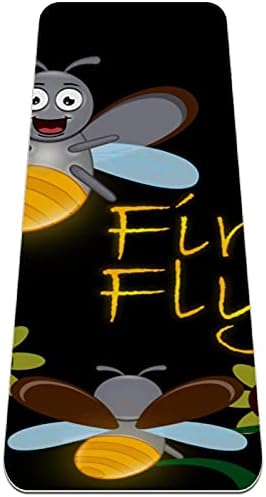 Siebzeh Firefly Firefly Firefly Premium grossa de ioga mato ecológico Saúde e fitness não deslizam para todos os tipos de