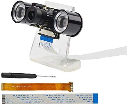 Taidacent Ov5647 Raspberry Pi Zero 2/3b/3b+/4b webcam HD Câmera de visão noturna infravermelha 500w Pixel Focus Camera