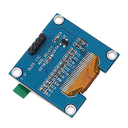 HILETGO 2PCS 1.3 IIC I2C SERIAL 128X64 SSH1106 Módulo LCD LCD OLED para Arduino AVR Pic STM32