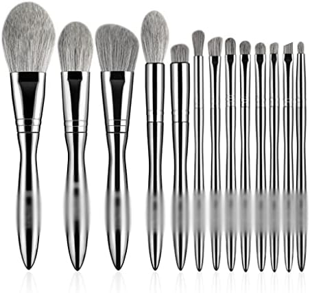 N/A 13pc Brush de maquiagem Conjunto completo de escovas de pó soltas ferramentas de beleza escovas de sombra para